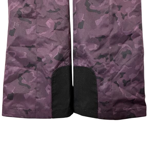 New Obermeyer Malta Bib Overalls Purple Magnetic Camo Women 2 NWOT Snow Wear - Picture 10 of 14